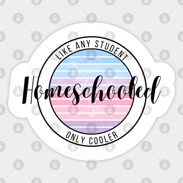 Homeschool Stamp - pastel Sticker by BeeDesignzzz